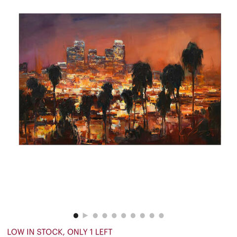 Low In Stock, Only One Left