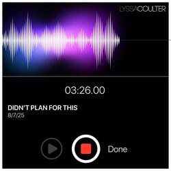 DIDN'T PLAN FOR THIS