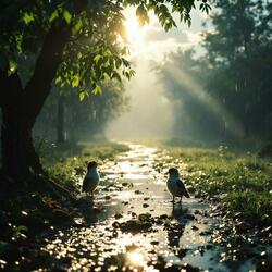 이상화의 비 갠 아침