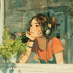 アイスが少しずつ溶けていく