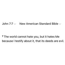 THEY HATED CHRIST