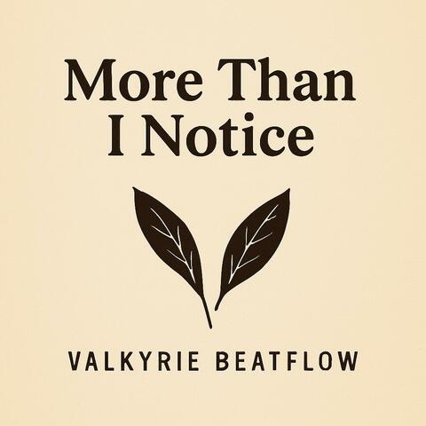More Than I Notice