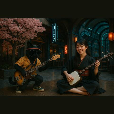 Shamisen Grooves for a City Stroll