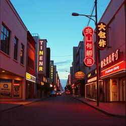 After Dusk in Chinatown