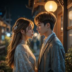 Two Umbrellas, One Rain
