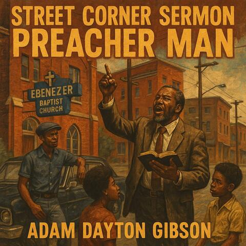 Street Corner Sermon Preacher Man
