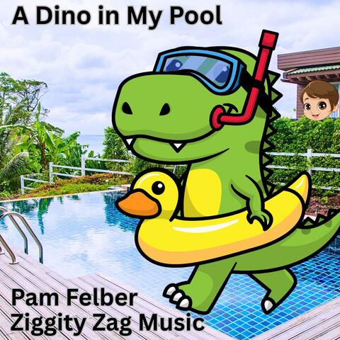A Dino in My Pool with Row, Row, Row Your Boat