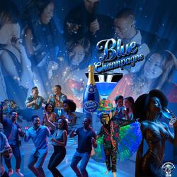 Blue champagne