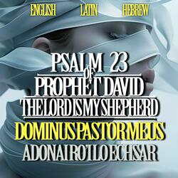 Psalm 23 of Prophet David – The Lord is My Shepherd – Dominus Pastor Meus – Adonai ro’i lo echsar