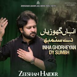 New Noha 2025 Shehzada Amir Qasim (as) | Inha Ghorheyan Dy Sumbh (feat. zeeshan haider)