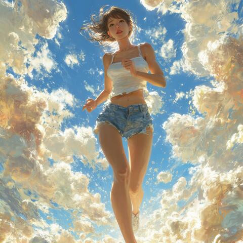 空を走って