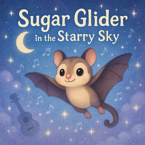 Sugar Glider in the Starry Sky