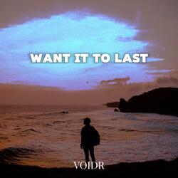 WANT IT TO LAST