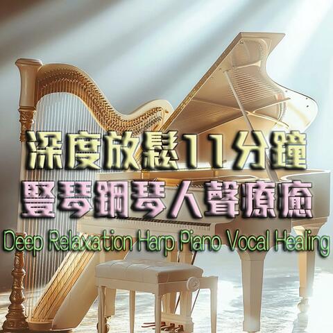 深度放鬆11分鐘 豎琴鋼琴人聲心靈療癒 Deep Relaxation Harp Piano Vocal Healing