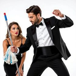 She Thinks My Mopping's Sexy