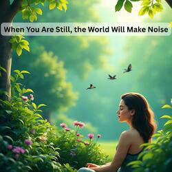 When You Are Still, the World Will Make Noise