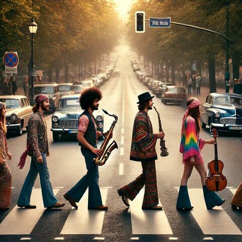 Abbey Road but it's Progressive Rock Avantgarde Jazz Rock