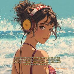 パラソルの下の小さな宇宙