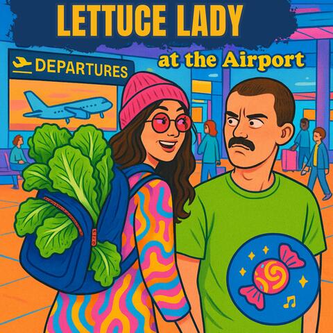 Lettuce Lady at the Airport
