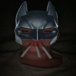 Ich schlage Schurken wie Batman