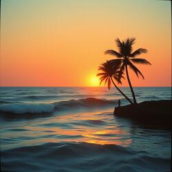 Sunset Waves