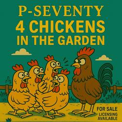 4 Chickens in the Garden