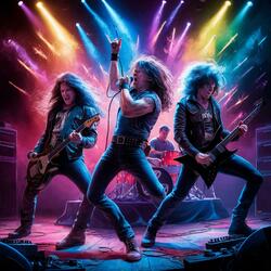 Hard rock music DIY spirit