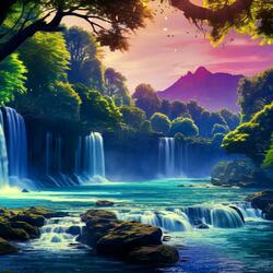 Waterfall Relaxing Music (Nature Sounds)
