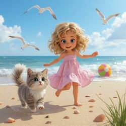 “Alysa and the Little Cat”