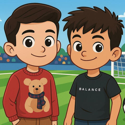 Alex e Rejan Giocano a Pallone