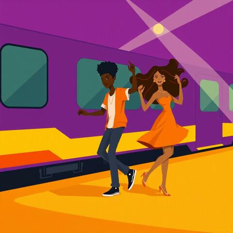 Tågdansen med Amanda och Abdi