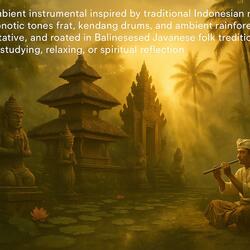 Ambient Traditional Sounds Of Indonesia To Relax Study And Concentrate To