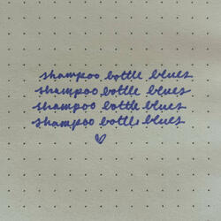 shampoo bottle blues