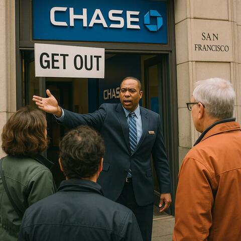 get out the bank