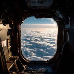 Through the sea of clouds