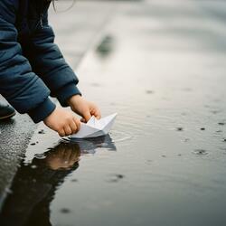 เรือกระดาษในวันฝนพรำ (Reua Grà-dàat Nai Wan Fŏn Pram)