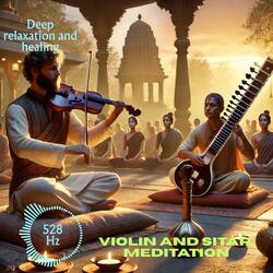 Violin and Sitar meditation 528 Hz for deep relaxation healing