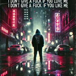 i don't give a fuck if you love me i don't give a fuck if you like me