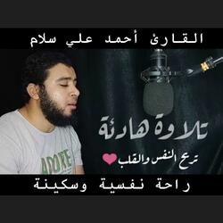 غادر الدنيا بجميع همومها ومشاكلها وارح سمعك وقلبك بهذه التلاوة الرائعة بصوت فضيلة الشيخ أحمد علي السلام