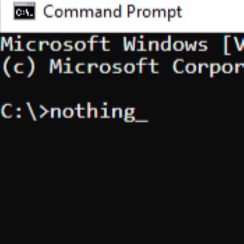 C:\>nothing