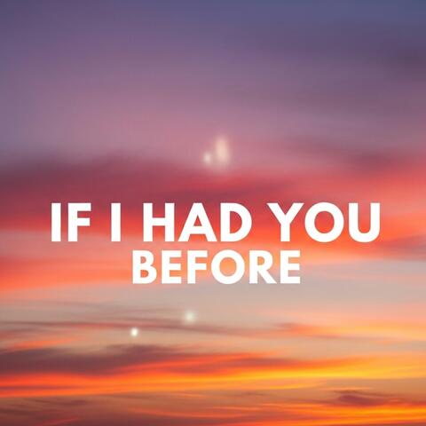 IF I HAD YOU BEFORE