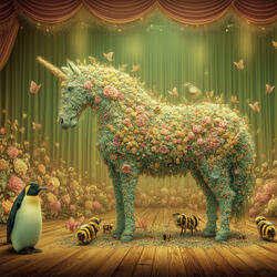 Plantacorn Enters Spelling Bee (From Wild Tales by a 5 Year Old)