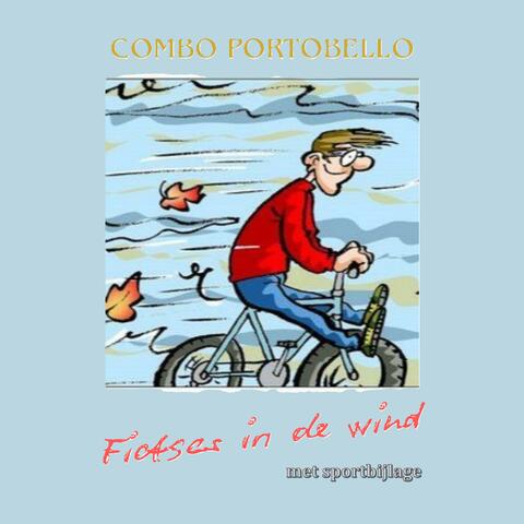 Fietser in de wind