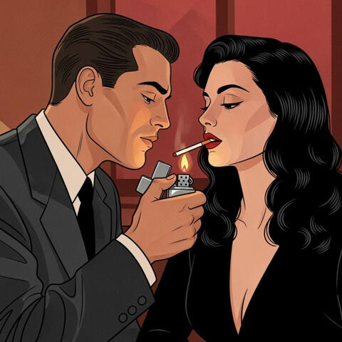 Midnight Jazz Kiss – 1940s Jazz Romance