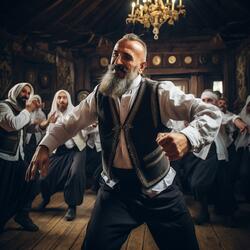 Davluri Georgian Traditional Lezginka Dance