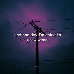 And one day Im going to grow wings
