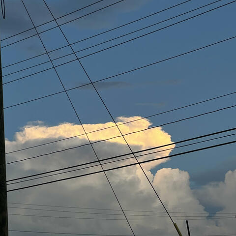 picture perfect clouds after the storm.