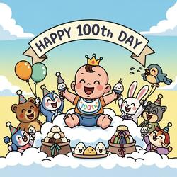 happy 100th day
