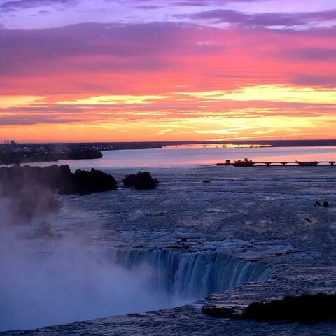 Sunset Waterfall Radio