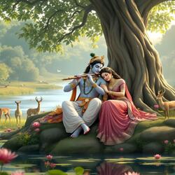 RADHE KRISHNA THEME SONG(FLUTE)
